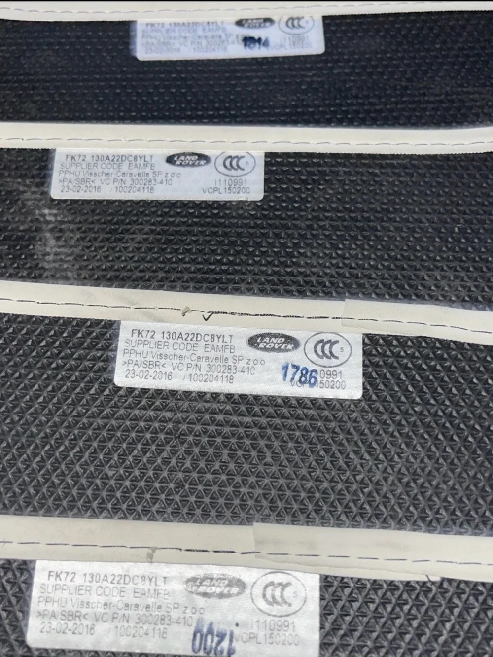 15-23 Land Rover Discovery Sport Front & Rear Carpet Floor Mat Set OEM
